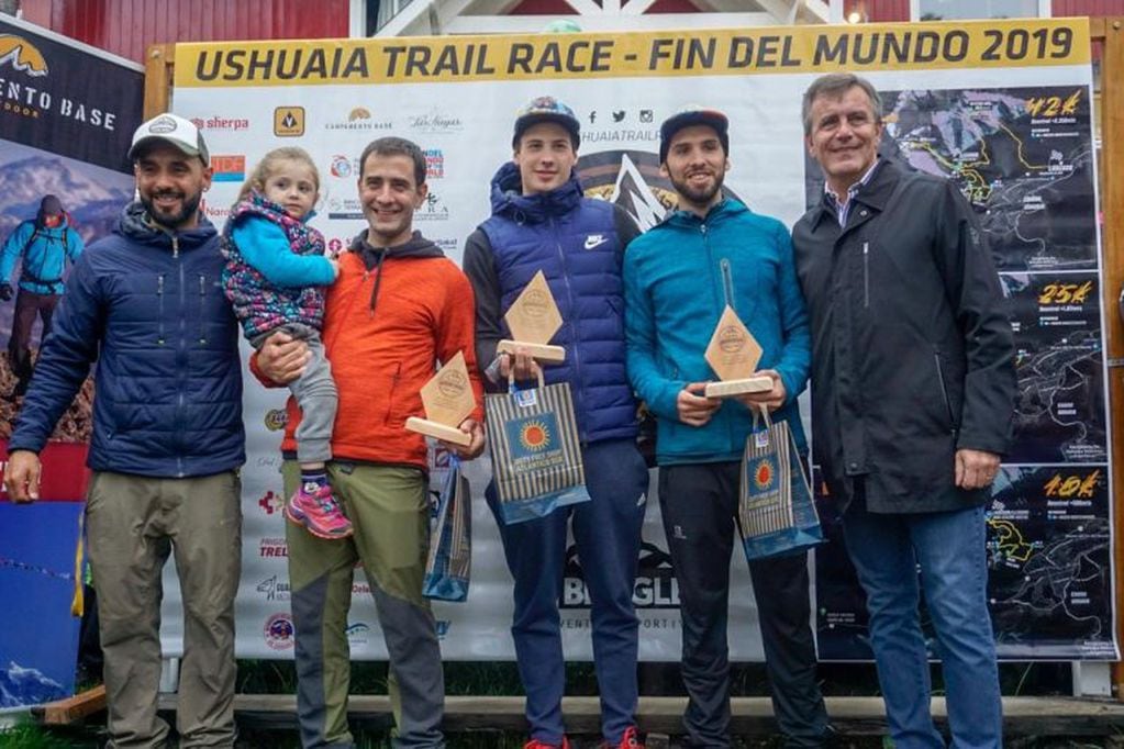 Ushuaia Trail Race 2019, podio fueguino en 25k