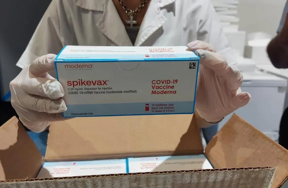 5 mil dosis de la vacuna contra el coronavirus Moderna llegaron a San Luis