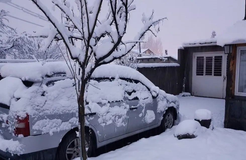 Fuerte nevada en Bariloche (Foto: Twitter)
