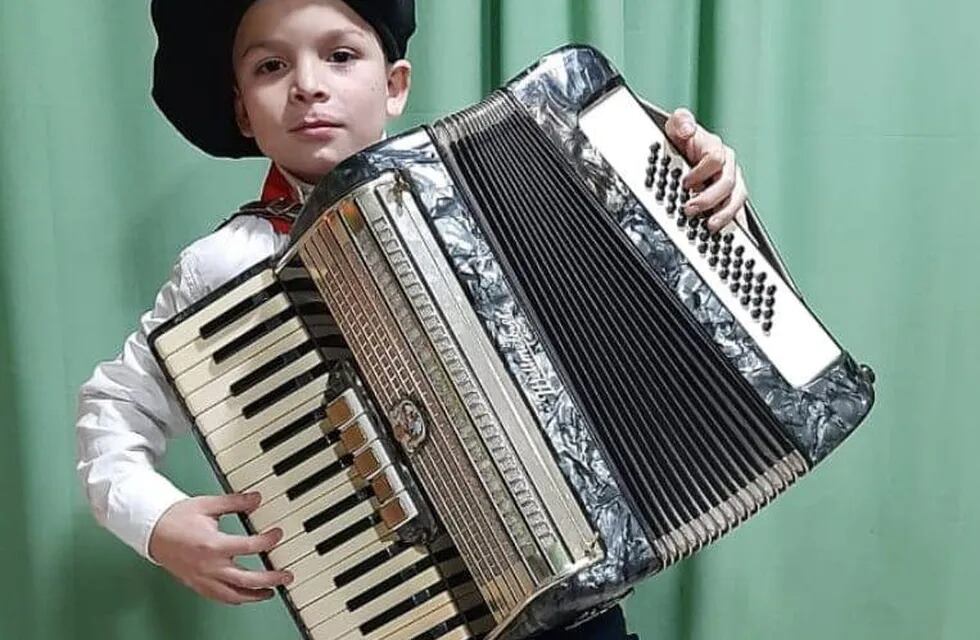 Valentín Ávila, "El ángel del acordeón" de Villa Mercedes.