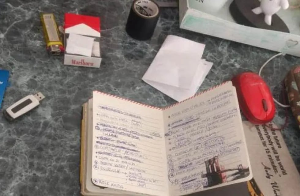 El cuaderno secuestrado.