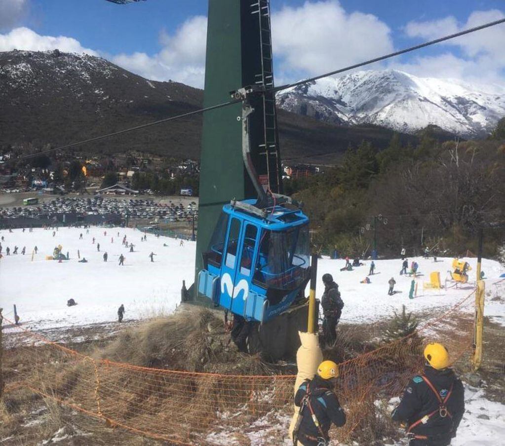 El servicio durante la jornada trabajó "condicional con viento".