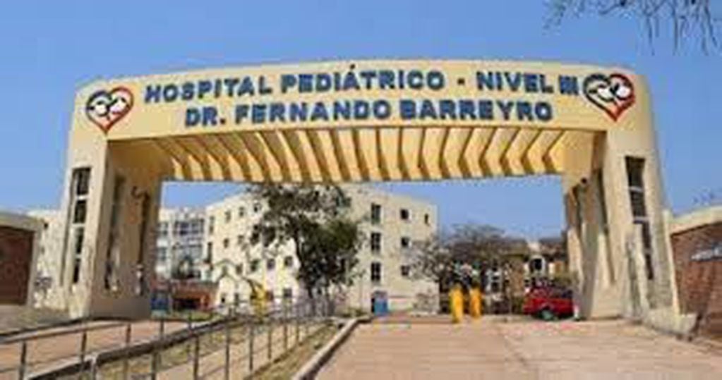 Hospital Pediátrico Fernando Barreyro de Posadas donde fueron internados Jonás de un año con el 20 % de su cuerpo quemado por aceite hirviendo y su hermanita, Ariana, de 4  años, con quemaduras en su mano derecha. (CIMECO)