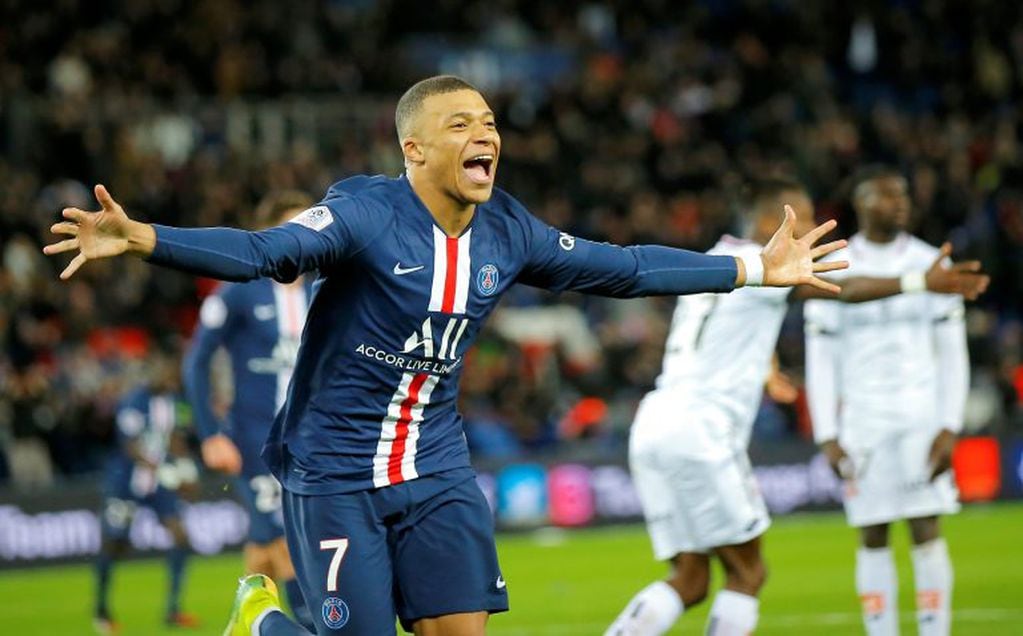 Kylian Mbappe, figura del PSG. (AP)