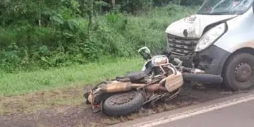 Tristemente, falleció el motociclista brasilero involucrado en un choque en Eldorado