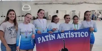 Excelentes resultados de las patinadoras de Colegiales en el Regional de Laprida