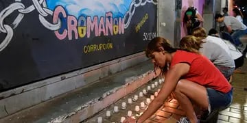 El boliche República Cromañón, donde murieron 194 personas durante un incendio el 30 de diciembre de 2004. (Télam)