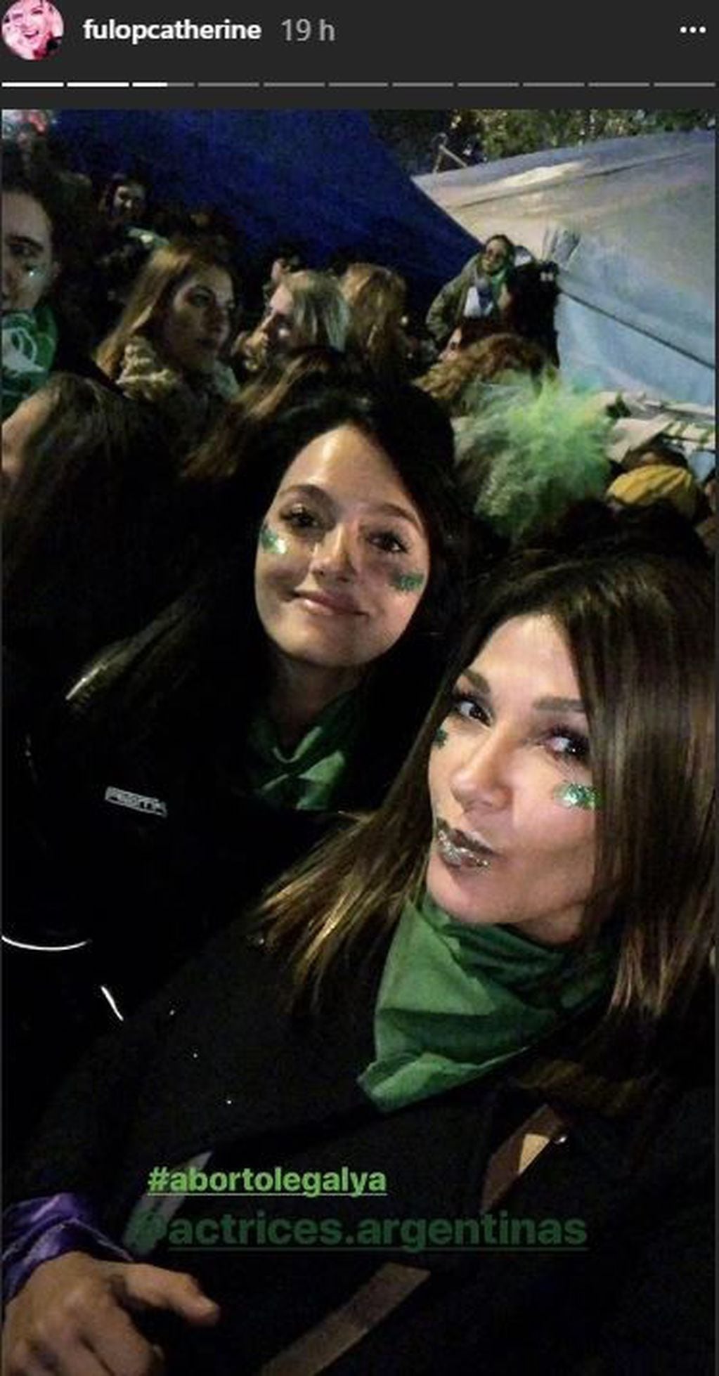 Catherine Fulop junto a su hija Oriana Sabatini. (Instagram)