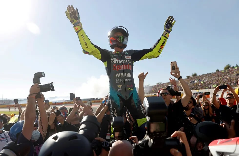 Valentino Rossi se retiró del MotoGP en Valencia.