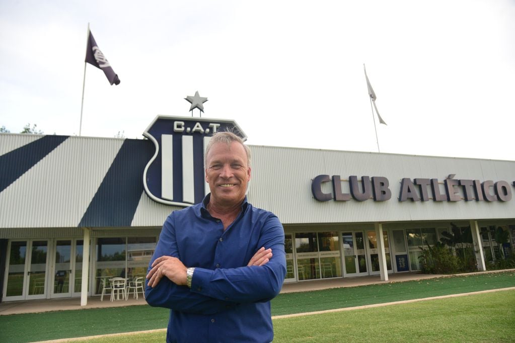 El presidente de Talleres Andrés Fassi en el predio del club en entrevista exclusiva