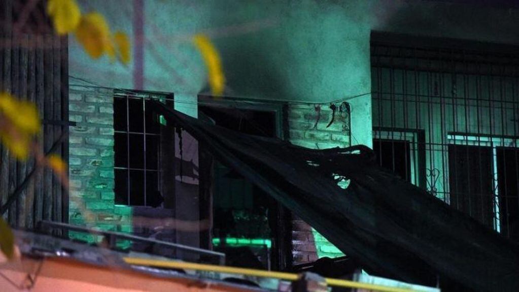 Incendio en una vivienda en Godoy Cruz.