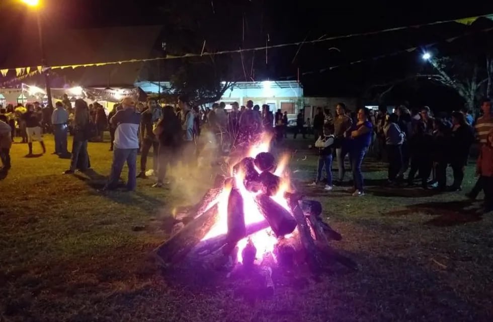 El fuego de San Juan ardió también en Iguazú
