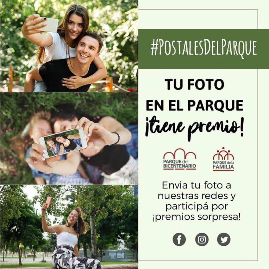 Concurso Postales del Parque (Facebook Parques Urbanos de Salta)
