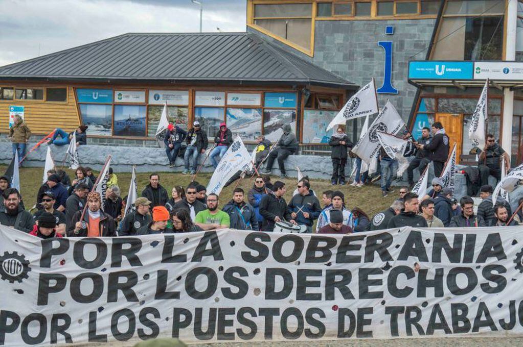 Marcha Sindicatos Ushuaia