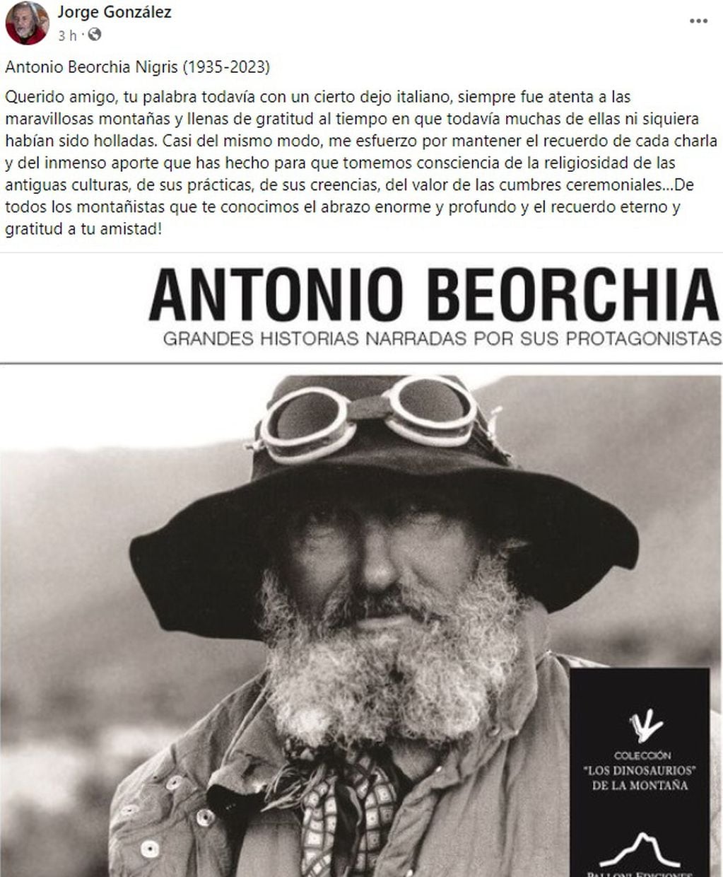 Antonio Beorchia Nigris.