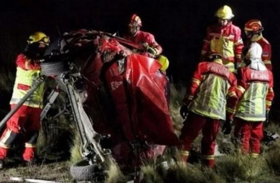 Tres argentinos murieron al volcar con su auto en una ruta de Chile (EFE).