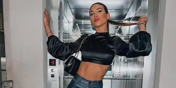 Agustina Gandolfo eligió un look provocativo para salir en la noche de Qatar, en la previa al partido de Lautaro Martínez