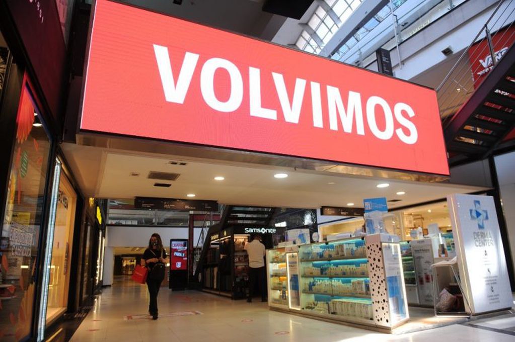 Apertura de Shoppings en la Ciudad de Buenos Aires. (Foto: Clarín)