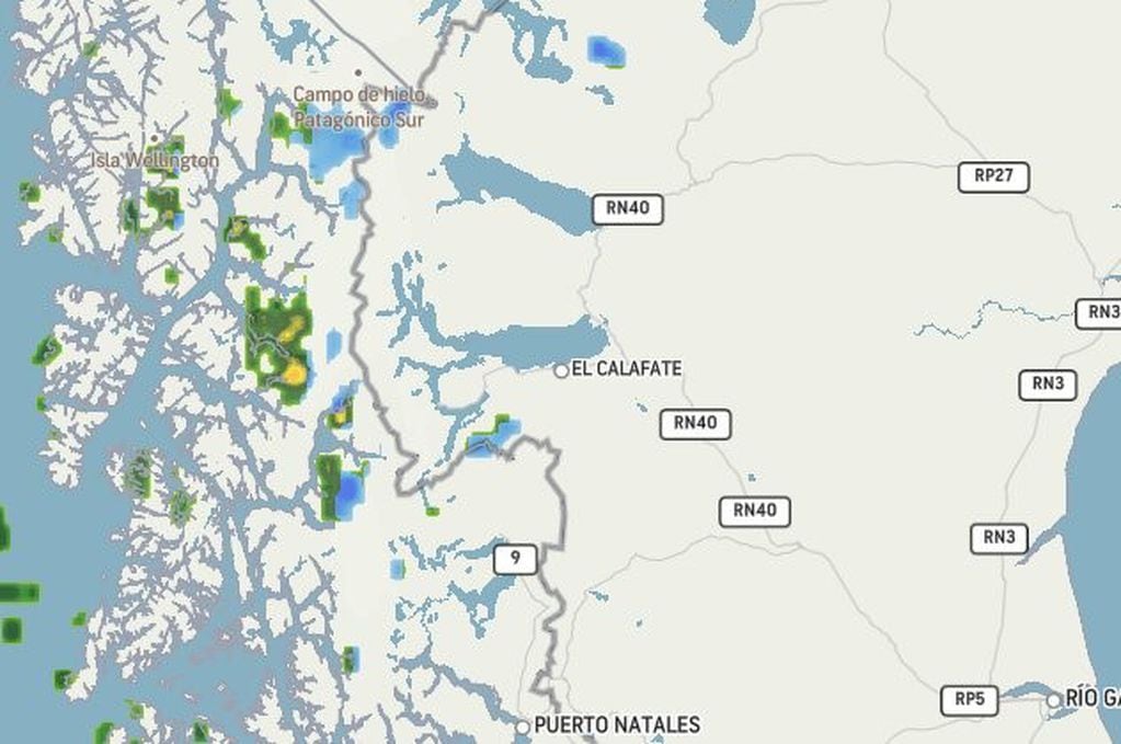 Clima en El Calafate.