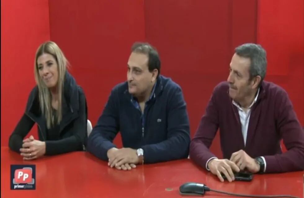 Andrea Courtade, Cesar Atim y Luis Garcia en el programa Primer Plano - Canal 10 Tucumán.