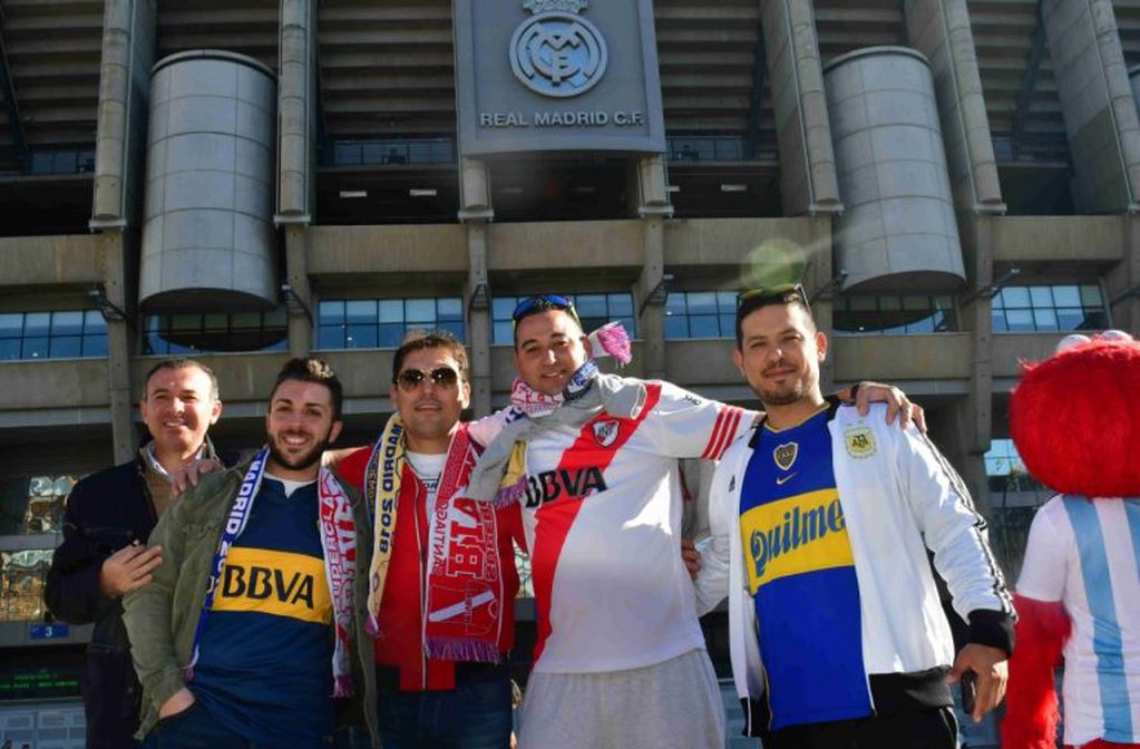 River y Boca se enfrentan por la final de la Copa Libertadores en Madrid (Foto: Federico López Claro)