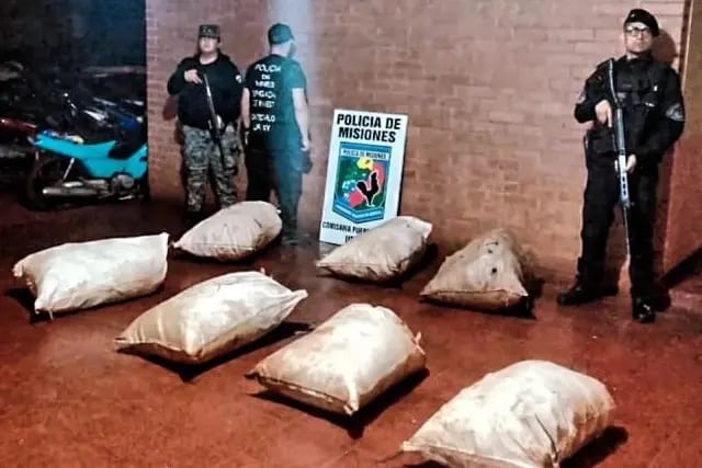 Incautaron más de 100 kilos de marihuana durante dos procedimientos en Eldorado y Puerto Piray