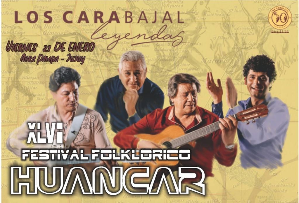 Desde Santiago del Estero, como invitados especiales para el Festival del Huancar este viernes estarán Los Carabajal.