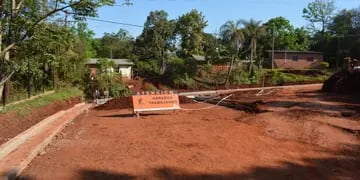 Avanzan con la construcción de obras viales en Oberá