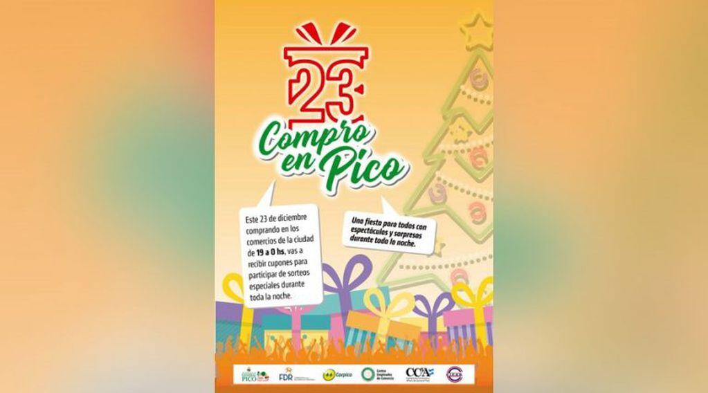 El flyer del evento (Municipalidad de General Pico)