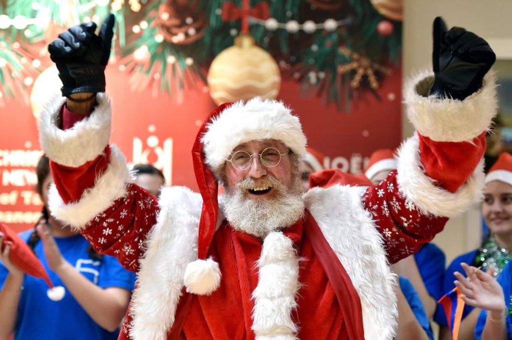Un Santa Claus en Líbano (EFE)