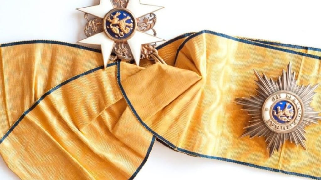 Orden del León de Oro de Nassau.