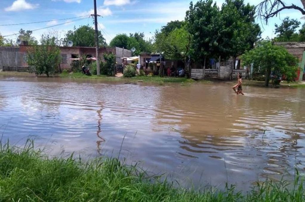 Inundaciones en Resistencia. (Foto: Diario Chaco)