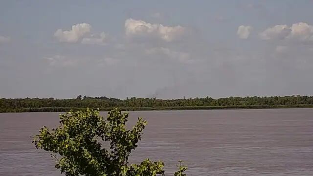 Incendios en las islas frente a Rosario