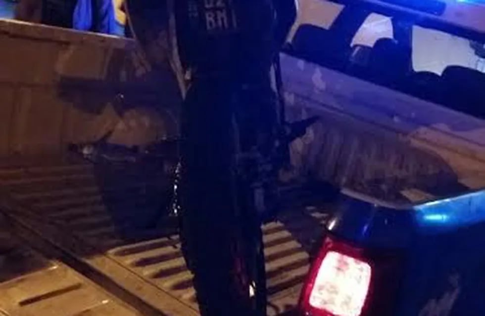Moto remitida al corralón municipal de Rosario durante un operativo de control de tru00e1nsito.