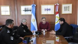 El Intendente se reunió con el nuevo Jefe de Policía de la URV
