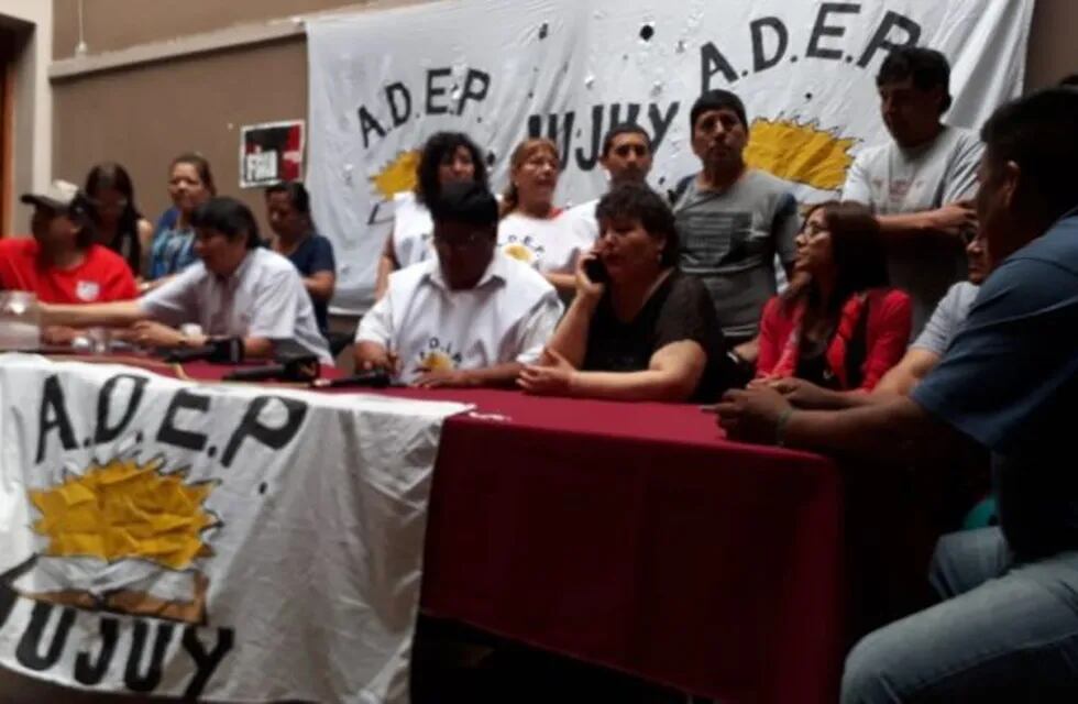 Dirigentes de la Intersindical de Jujuy