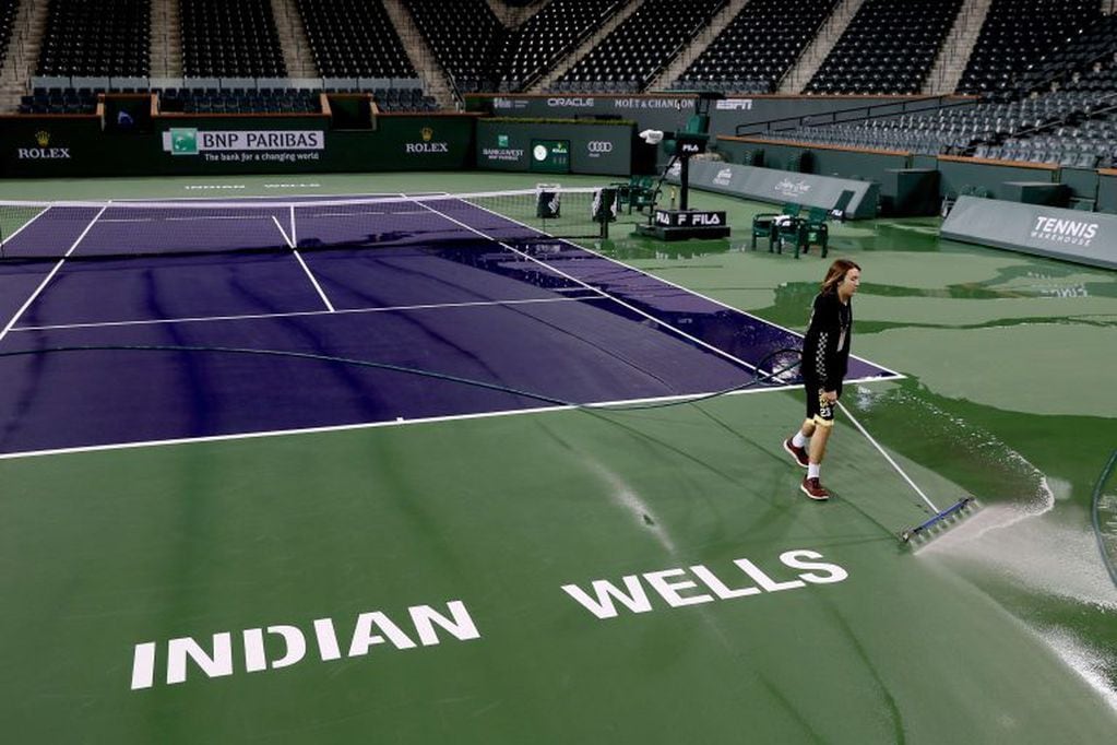 Supendieron el Masters 1000 de Indian Wells por el coronavirus. (AFP)