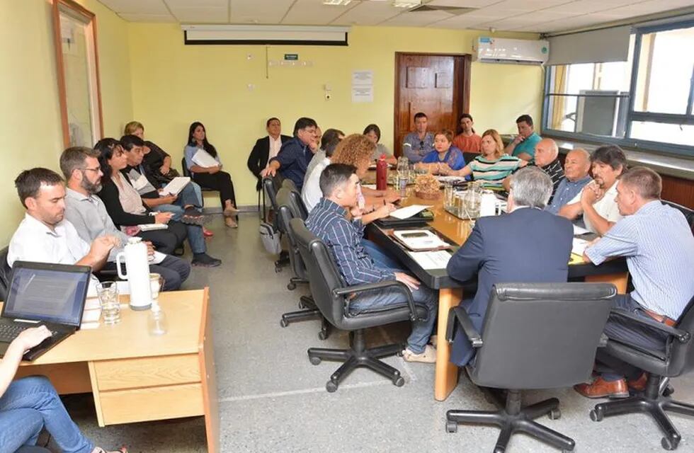 Reunión con estatales (Gobierno de La Pampa)
