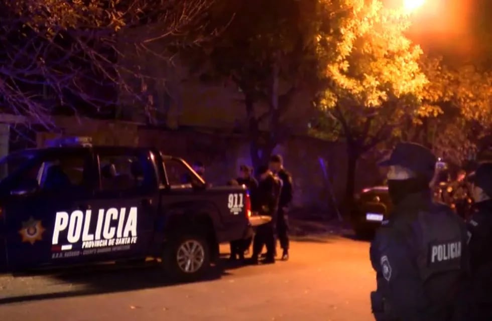 La policía montó un fuerte operativo a la noche sobre Figueredo al 2000.