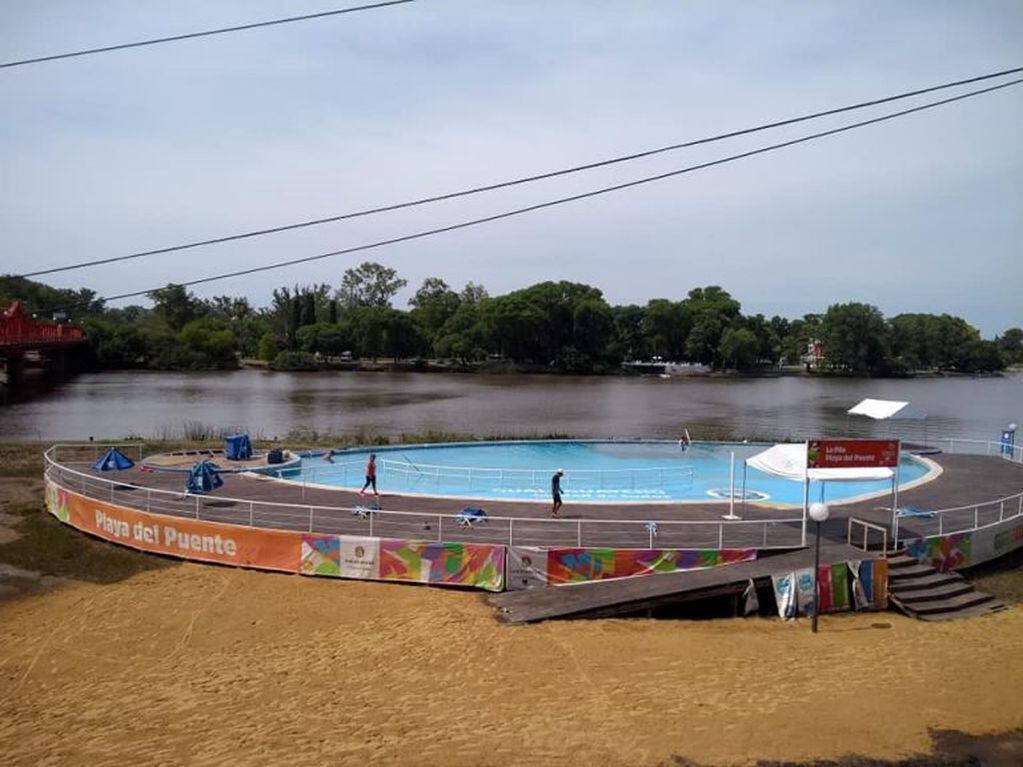 Playa del puente
Crédito: Vía Gualeguaychú