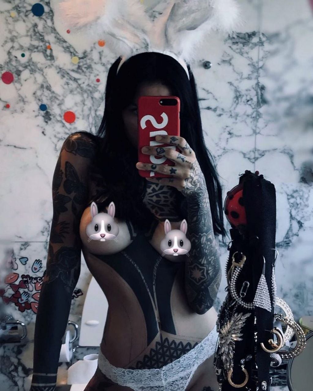 Candelaria Tinelli se disfrazó de conejito malo y explotó Instagram (Foto: Instagram/ candelariatinelli)