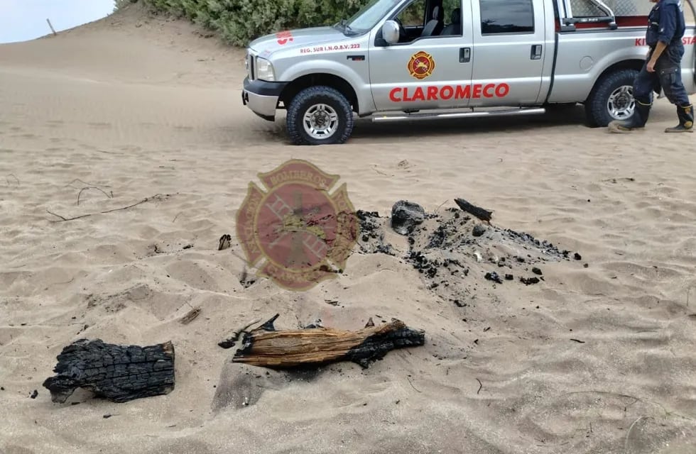 Bomberos Voluntarios de Claromecó solicitan no hacer fuego en lugares prohibidos