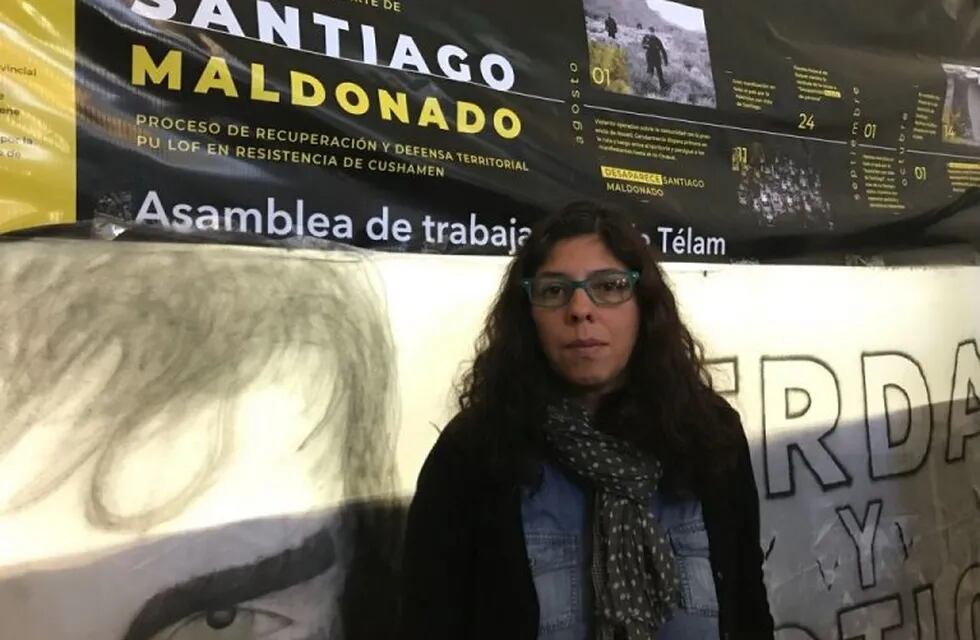 Andrea Antico, cuñada de Santiago Maldonado.