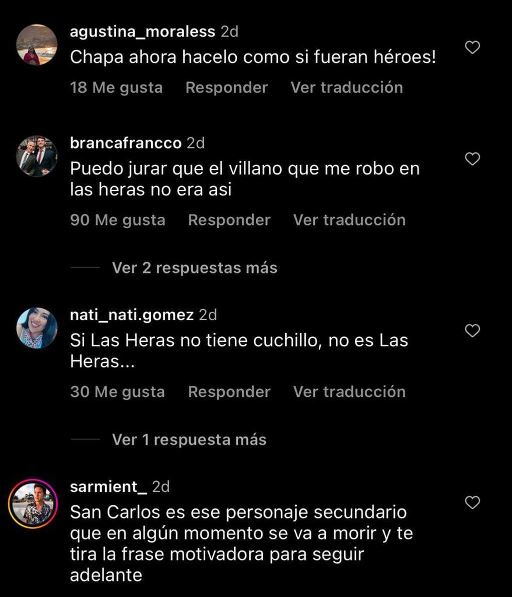 Los comentarios de los usuarios al ver a los departamentos de Mendoza como Villanos.