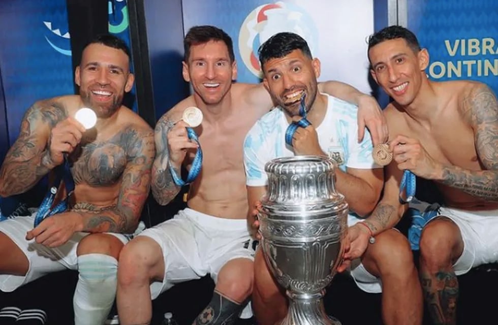 Lionel Messi y "la vieja guardia" campeona de la Copa América.
