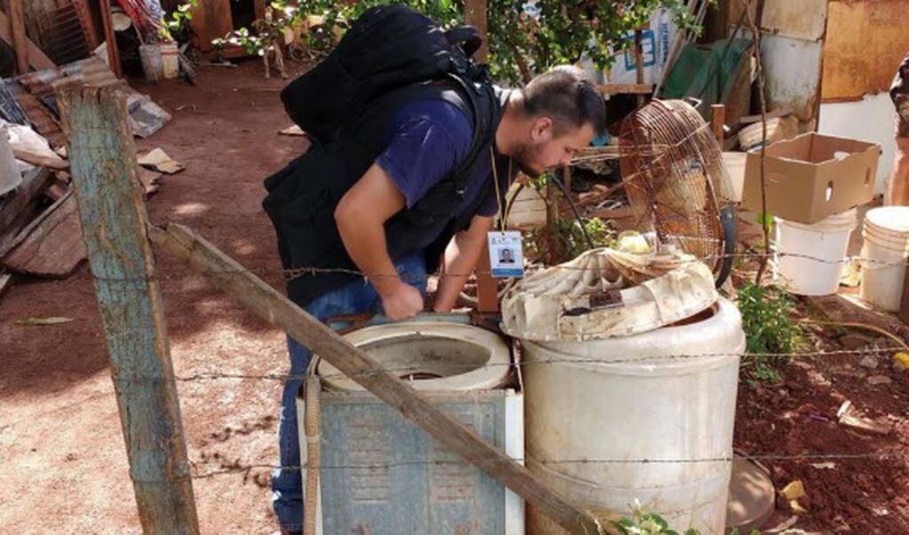 Operativo LIRAa en Puerto Iguazú.