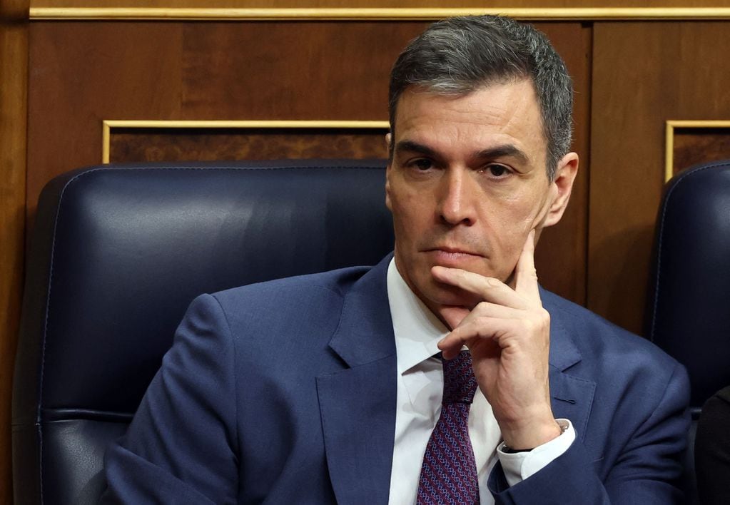 El presidente del gobierno español, Pedro Sánchez, había anunciado el pasado miércoles que evaluaba dimitir. Foto: AFP