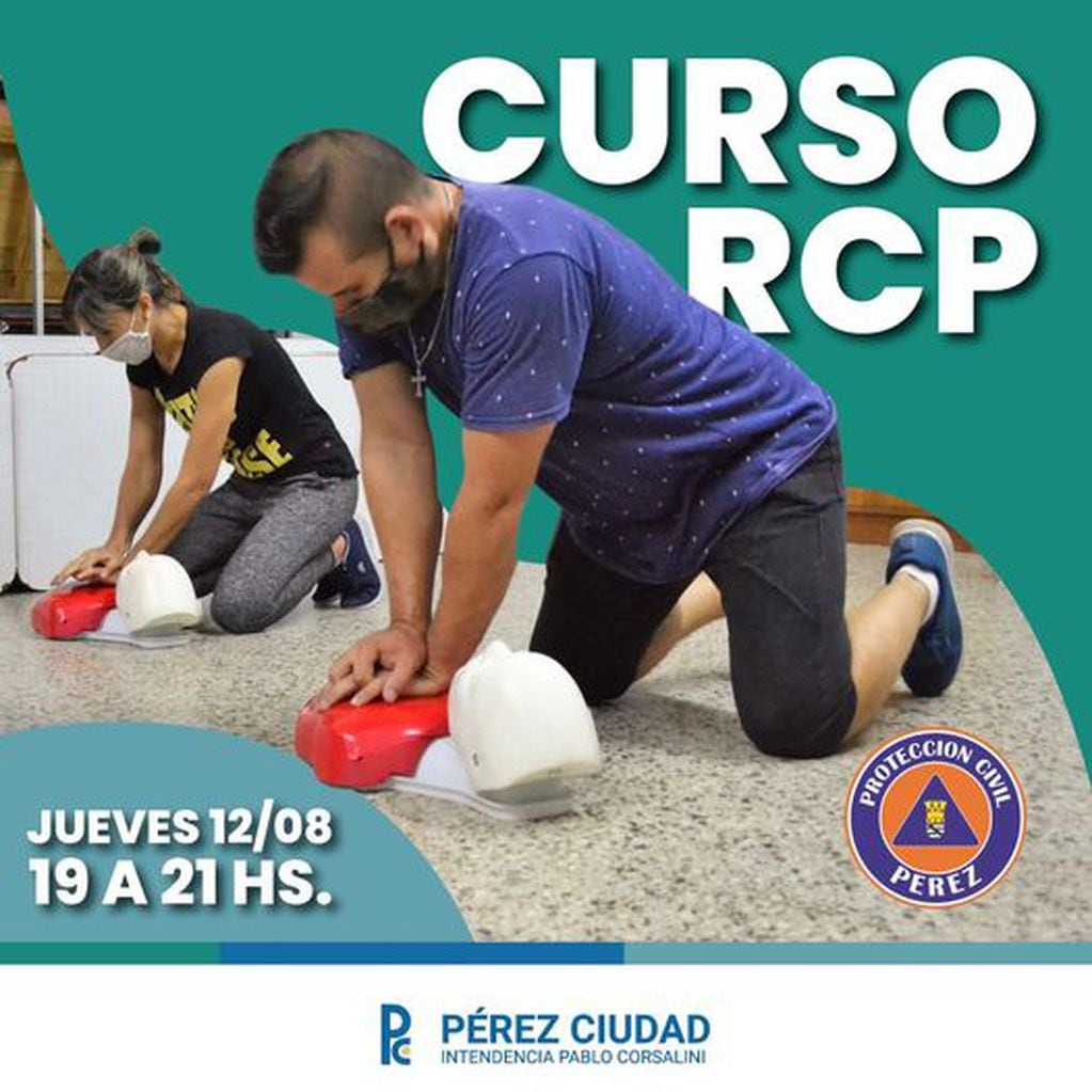 Aprender a salvar vidas: curso de RCP en Pérez (Facebook Pérez Ciudad)