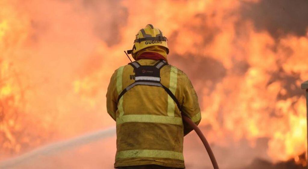 Incendio forestal Characato - Foto: La Voz