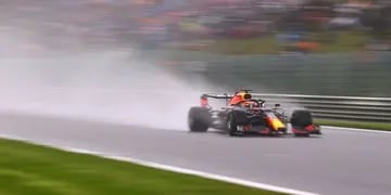 Verstappen hizo el 1 en la lluvia